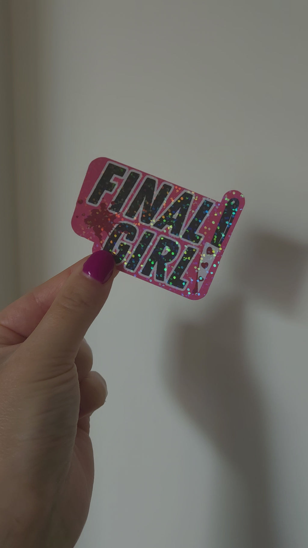 'Final Girl' Holographic Sticker