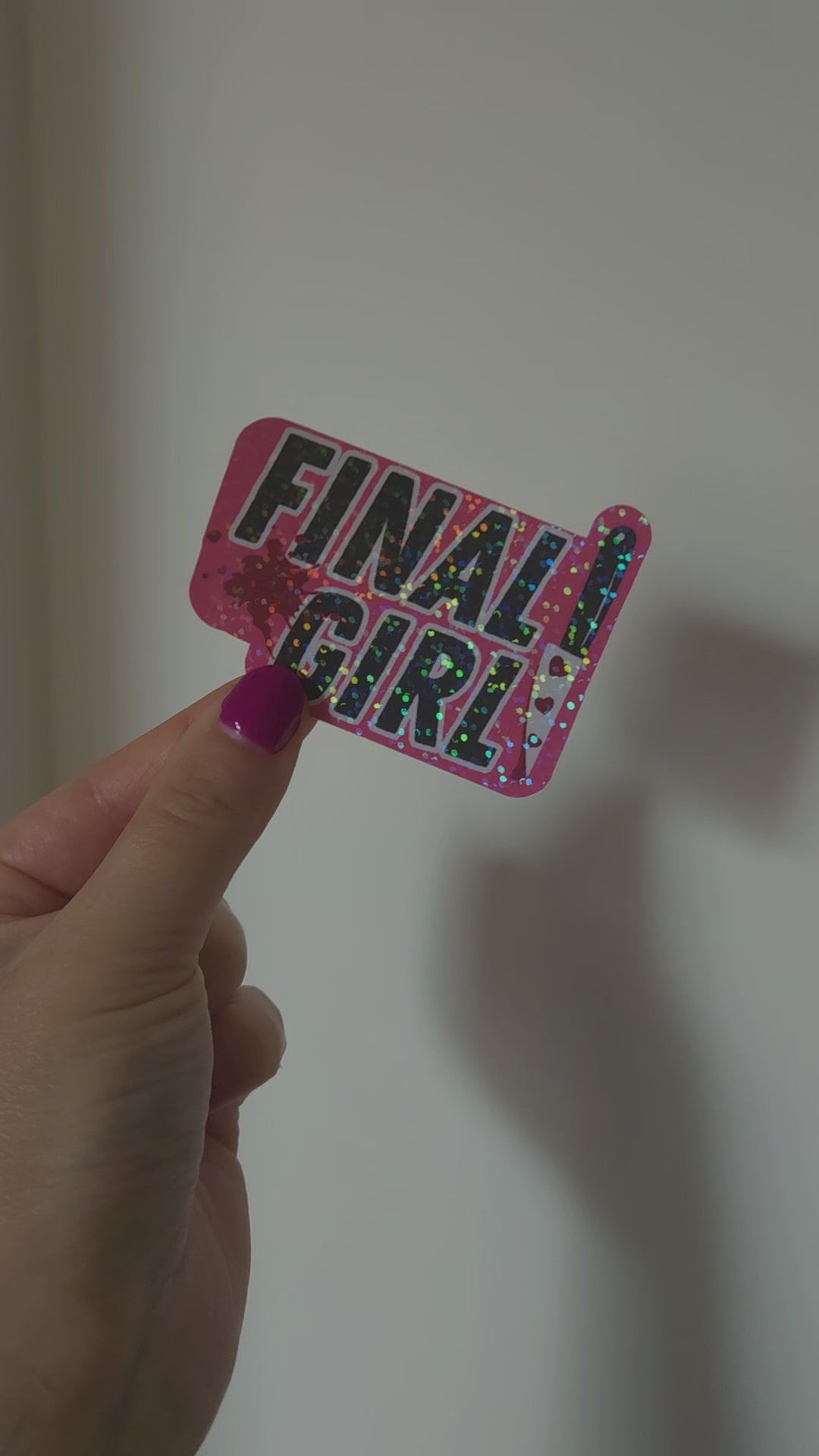 'Final Girl' Holographic Sticker