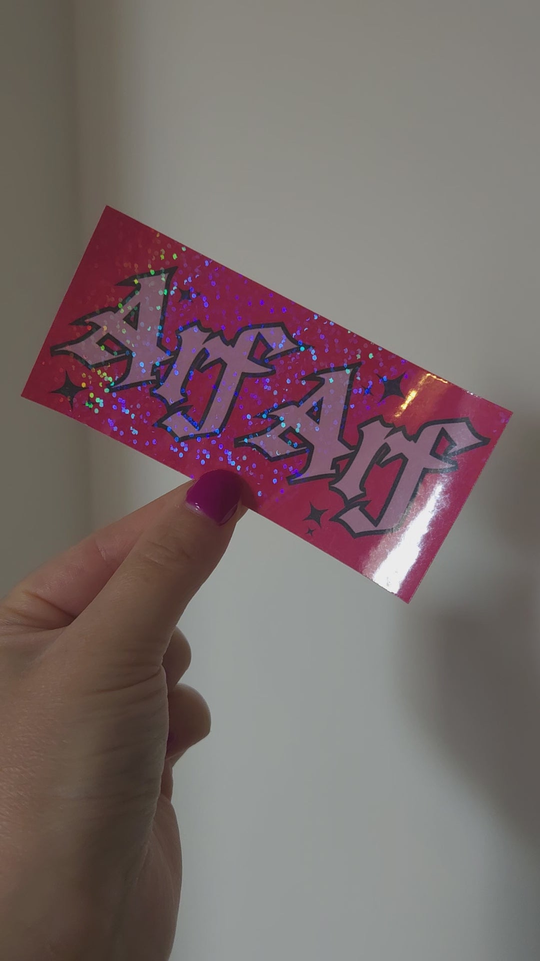 'Arf Arf' Holographic Sticker