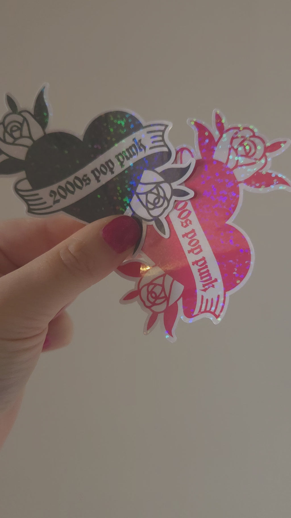 '2000s Pop Punk' Holographic Sticker