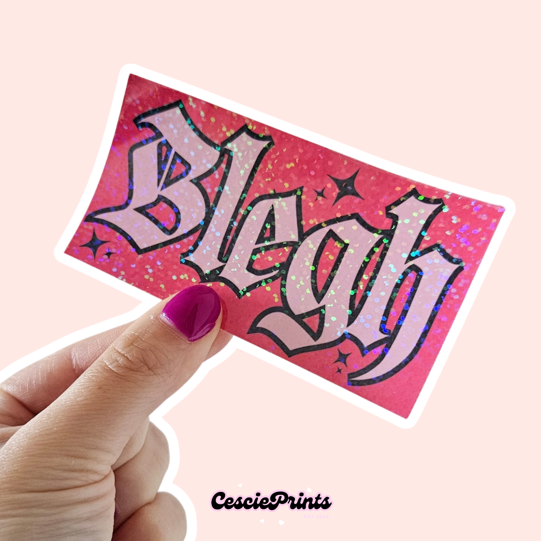 'Blegh' Holographic Sticker