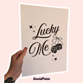 'Lucky' A4 Wall Art Print