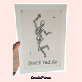 'Dead Inside' Tarot Card A4 Wall Art Print
