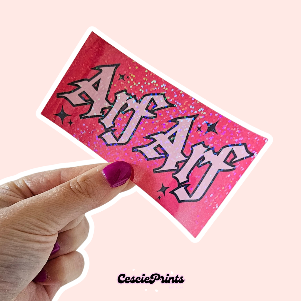 'Arf Arf' Holographic Sticker