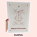 'Wheel of Fortune' Tarot Card A4 Wall Art Print