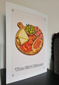 'The Girl Dinner' Tarot Card Wall Art Print