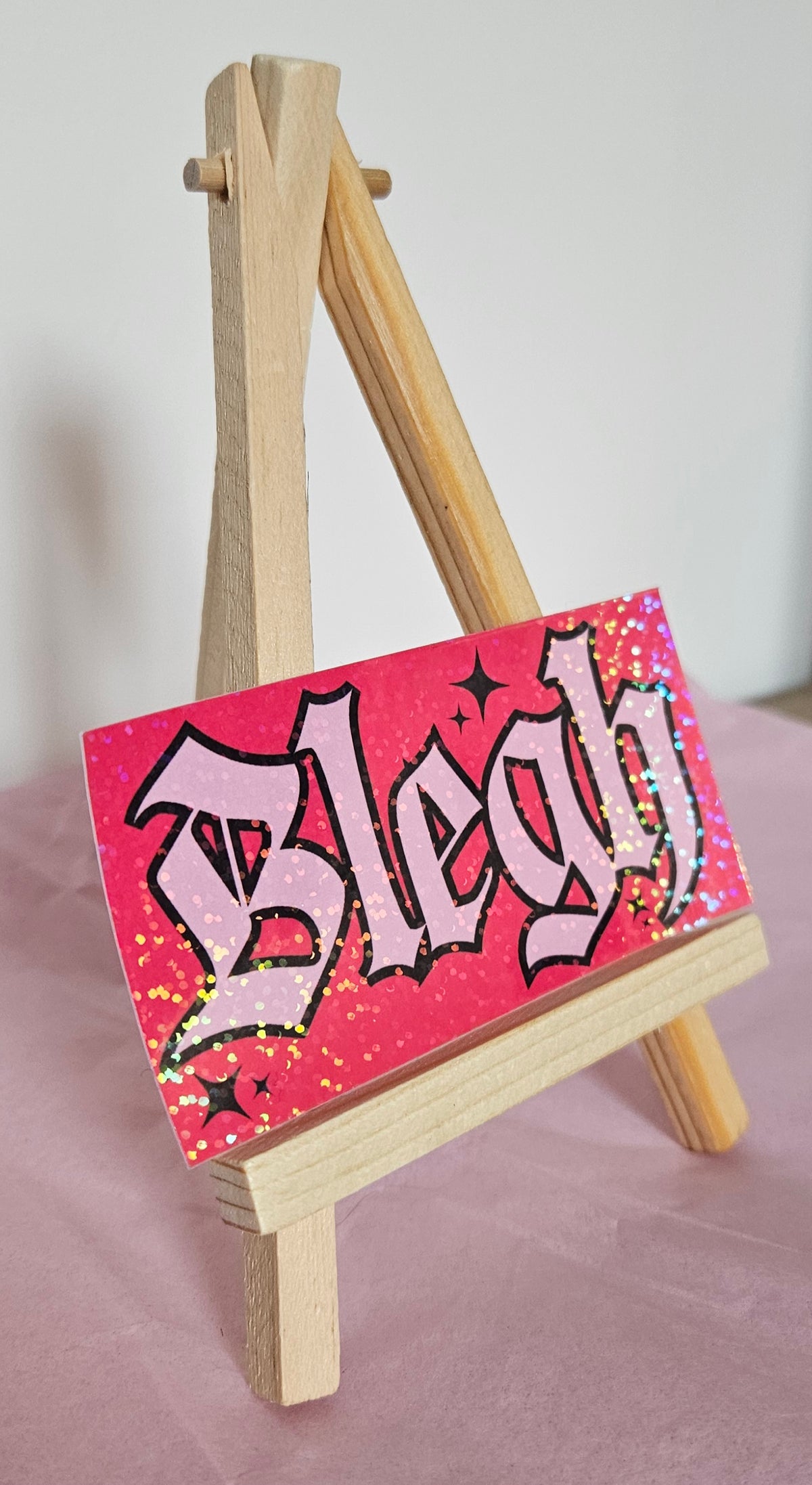 'Blegh' Holographic Sticker