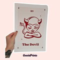 'The Devil' Tarot Card A4 Wall Art Print