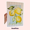 'La Dolce Vita' Lemon A4 Wall Art Print